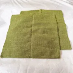⭐︎クッションカバー　黄緑　50×50cm おしゃれ　かわいい　チャック付き
