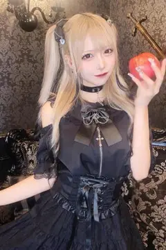 Princess Melody フリルコルセットベルト 黒 F