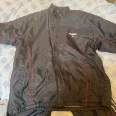 FUBU ジップアップジャケット　セットアップ　黒