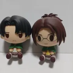 一番くじ進撃の巨人　〜壁の外の世界〜 I賞　 ちょこのっこフィギュア　2点セット