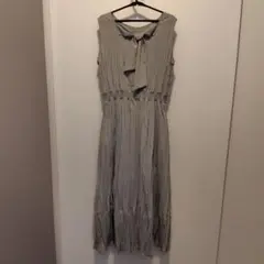 2wayノースリーブロングワンピース