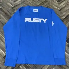 SC250 RUSTY ロングスリーブTシャツ L 青