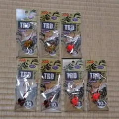★新品・未使用品★ TRD ケイムラ塗装 一つテンヤ 10号 7個セット！