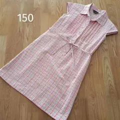 ワンピース　150　ザ・スコッチハウス　フレンチ袖