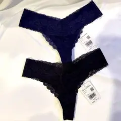 未使用 ピーチジョン ノーショウオールデイソング S ネイビー&ブラック セット