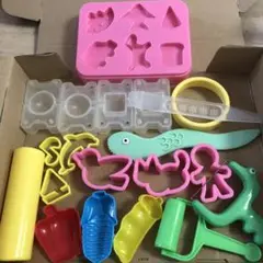 粘土遊び道具セット18点