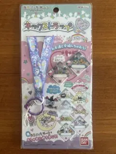 バンダイ　たまごっちみーつ サンリオ ピンク＆ネックストラップ2点セット バンダイ たまごっちみーつ サンリオ ピンク＆ネックストラップ2