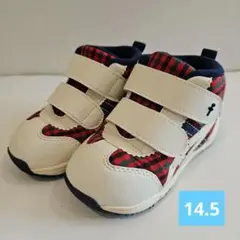 美品　ファミリア　ベビー　スニーカー　アシックス　14.5
