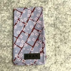 ［新品 未使用］永楽屋　RAAK　手ぬぐいハンカチ 桜柄 ハンカチ