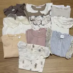 フリル付きシャツセット 90cm まとめ売り　子供服　Tシャツ