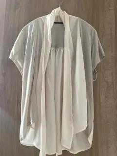 【値下げ】style & co. バックリボン オープンフロントカーディガン M
