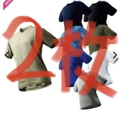 ２枚組み合わせ自由　ワークマン　放熱冷感Tシャツ　半袖　S.M.L.LL.3L