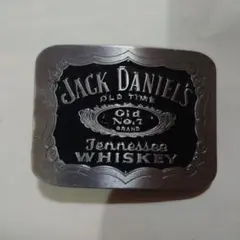 Jack Daniel's バックル 金属製 約8.5cm x 6.5cm
