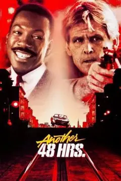 『48時間PART2/帰って来たふたり』1990年映画ポスター　金属ブリキ看板