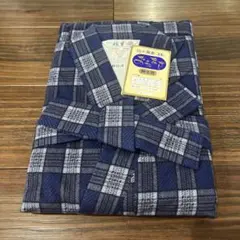 未使用　昭和レトロ　ネル素材　おねまき Mサイズ チェック柄 ルームウェア