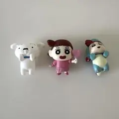 クレヨンしんちゃん　シロ　ネネちゃん　フィギュアセット　ガチャガチャ