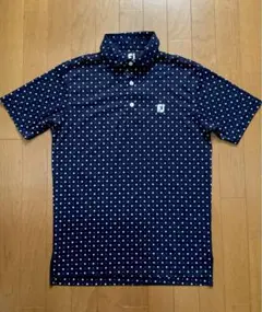 FootJoy フットジョイダイヤ小紋柄 半袖シャツL