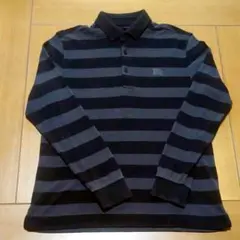 BURBERRY GOLF ポロシャツ 長袖 ボーダー Lサイズ