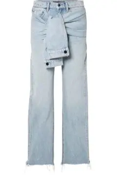 出品1/5まで・年始セール!美品!アレキサンダーワン タイフロントデニム 25