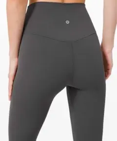 Lululemon グレー ハイウエスト レギンス