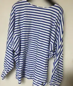 サニーレーベル　ドルマンボーダーTシャツ