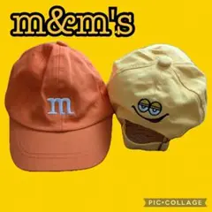 m&m's キャラクターキャップ 2個セット