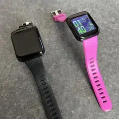 SMART BRACELET スマートブレスレット　　Black/purple