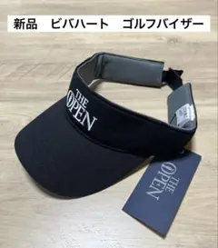 THE OPEN VIVA HEART ゴルフバイザー ブラック全英オープン