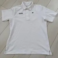 ellesse エレッセ　 ホワイト 白ポロシャツ　Lサイズ