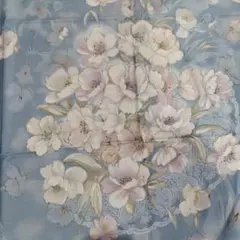 レトロ花がら布、ハギレ新品未使用
