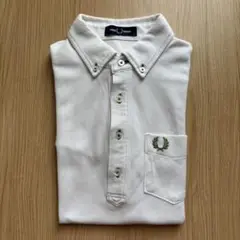 Fred Perry ホワイト ポロシャツ Sサイズ