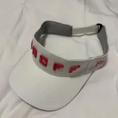 【新品】　ONOFF オノフ　サンバイザー　ピンク