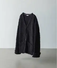 FEATHER YARN LOOSE CARDIGAN