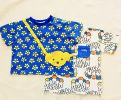 ✨美品✨miffy (°▽°) 青花柄 miffy友達　Tシャツ 2枚set15