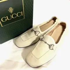 ★激レア★GUCCI ローファー 24cm アイボリー