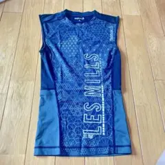 美品Reebok コンプレッションTレスミルズ幾何学模様