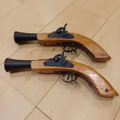 モデルガン観賞用フリントロック銃セット