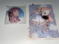 クロケスタ　天馬六華　缶バッチ&ブロマイド