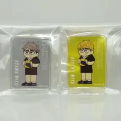 ハイキュー ジロリ アクリルブロック 宮侑 宮治 稲荷崎