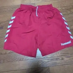 hummel ゲームパンツ レッド Lサイズ