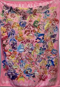 【美品】限定品プリキュアオールスターズ　ビッグタオル