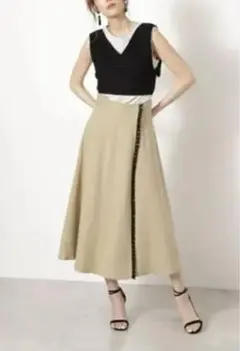 【美品】JILL STUART メラニースカート　リネンスカート