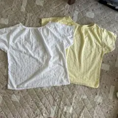 コットンレース編み半袖Tシャツセット