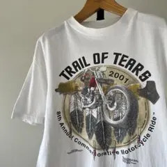 00s US製　TRAIL of TEARS　Tシャツ　バイク　モーターサイクル