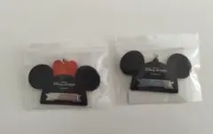 Disney ディズニー　フロンティアウッドクラフトキーチェーン　新品2個セット
