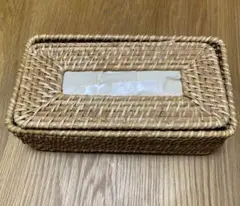 お値下げ⭐︎ 無印良品 ラタン ティッシュケース フタなし お値下げ⭐︎ 無印良品 ラタン ティッシュケース フタなし