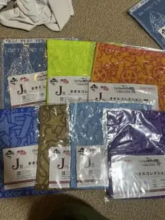 【7点セット】ジョジョの奇妙な冒険 一番くじ J賞 タオルコレクション