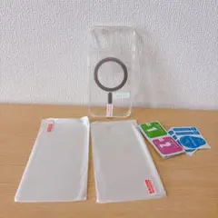 iPhone13/14 ケース+ガラスフィルム 2枚 MagSafe対応 クリア