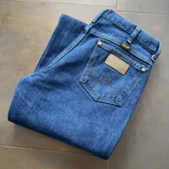 32×30　wrangler ラングラー　デニムパンツ　ストレート　濃紺　革タグ
