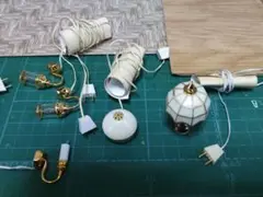 ミニチュアドールハウス 照明灯 12V ５個